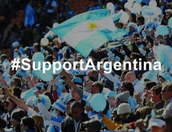 gaby9706:  Pase lo que pase, hoy mas que nunca apoyo a Argentina!  ¡Vamos Carajo!