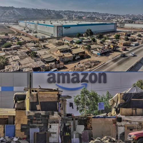 evilbuildingsblog:  New Amazon facility in Tijuana, Mexico.