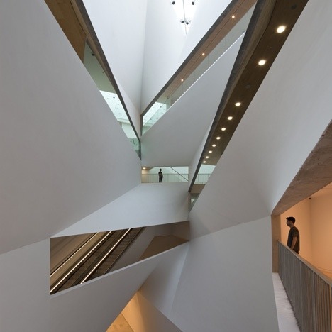 The Herta and Paul Amir Building at the Tel Aviv Museum of Art, designed by Preston Scott Cohen