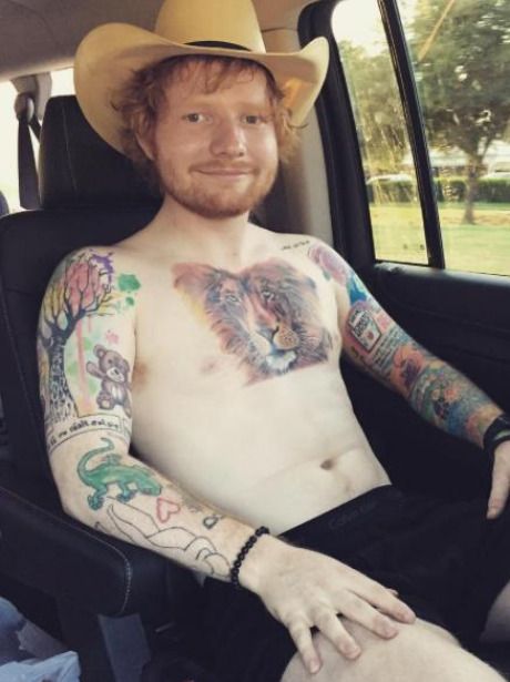 gayporn-videosandmalecelebs:  Oh I love ed sheeran how chubby but sexy he is I would