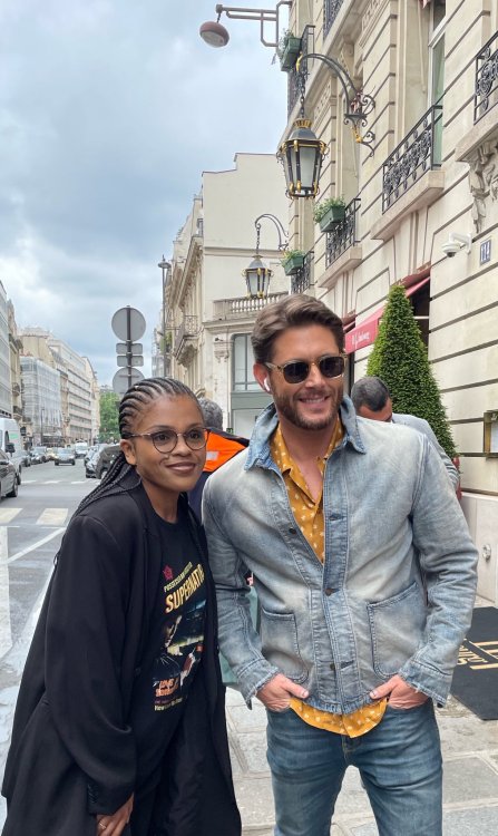 justjensenanddean:Jensen Ackles irh fans today in Paris (May 23, 2022) (x) (x)