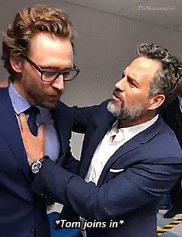 Tom Hiddleston And Mark Ruffalo Being Their Usual Dorky Selves As They Sing When You Wish Upon A Star,