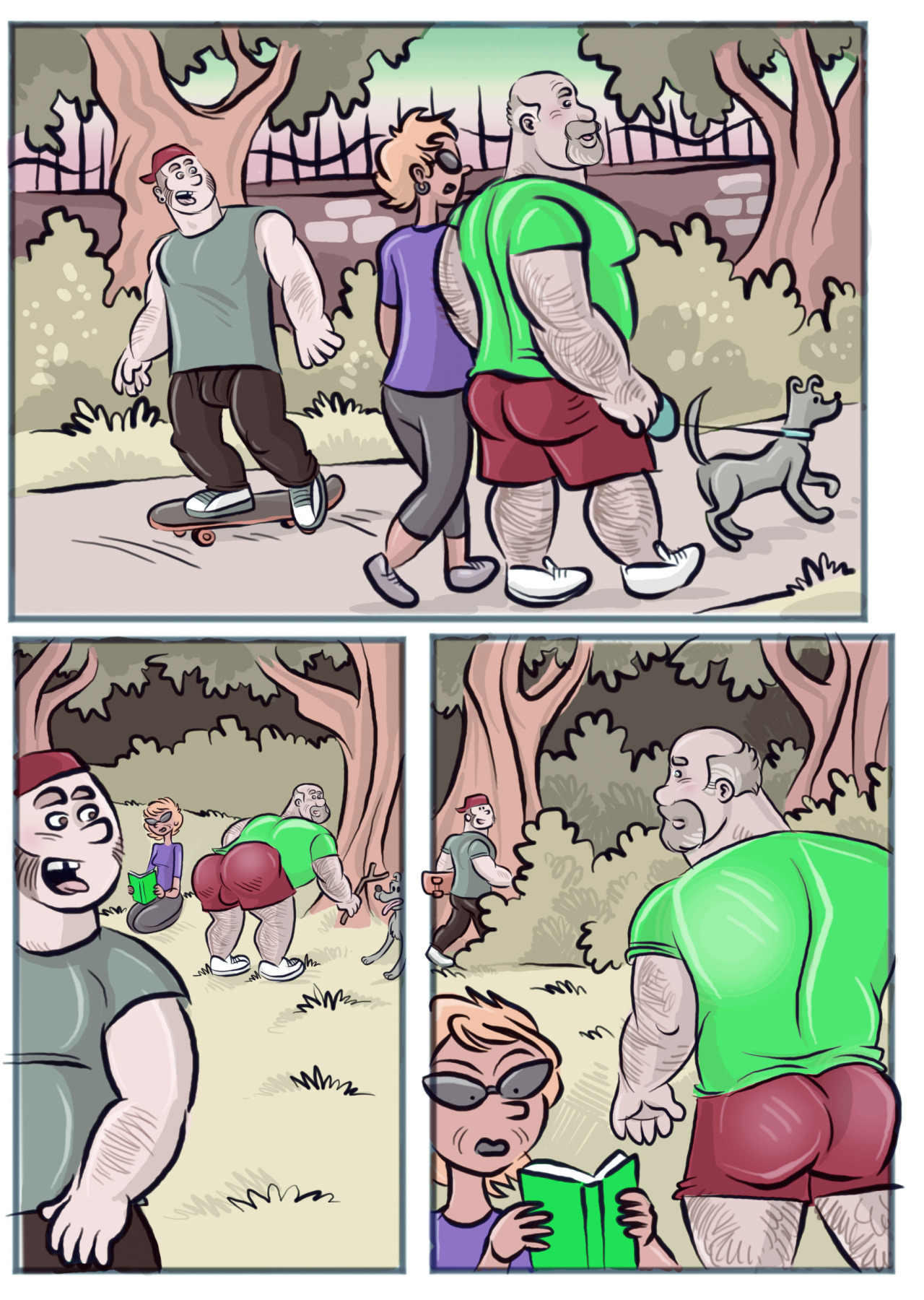 freebo23doodles:  The Park Jeremy is a skater, a lot of girls want to be fucked by