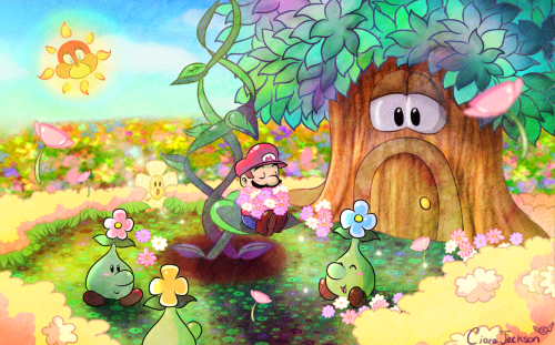 XXX mushroomaximus:  My Paper Mario illustrations photo