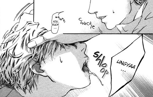 Edi's reading yaoi