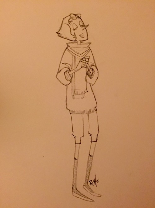 demonbones:  Pearl in comfy sweaters makes my brain happy