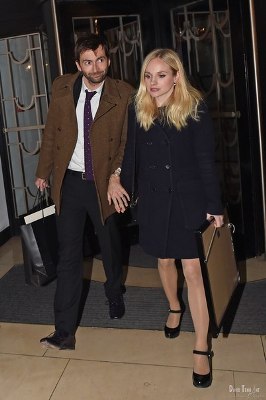 lauraxxtennant:  David &amp; Georgia Tennant leaving the Radio Times Covers Party,