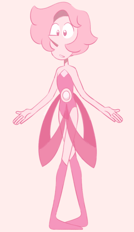 nacrepearl: nacrepearl: My new Pearlsona, Creamrose Pearl! She belongs to Zac’s gemsona, Calci