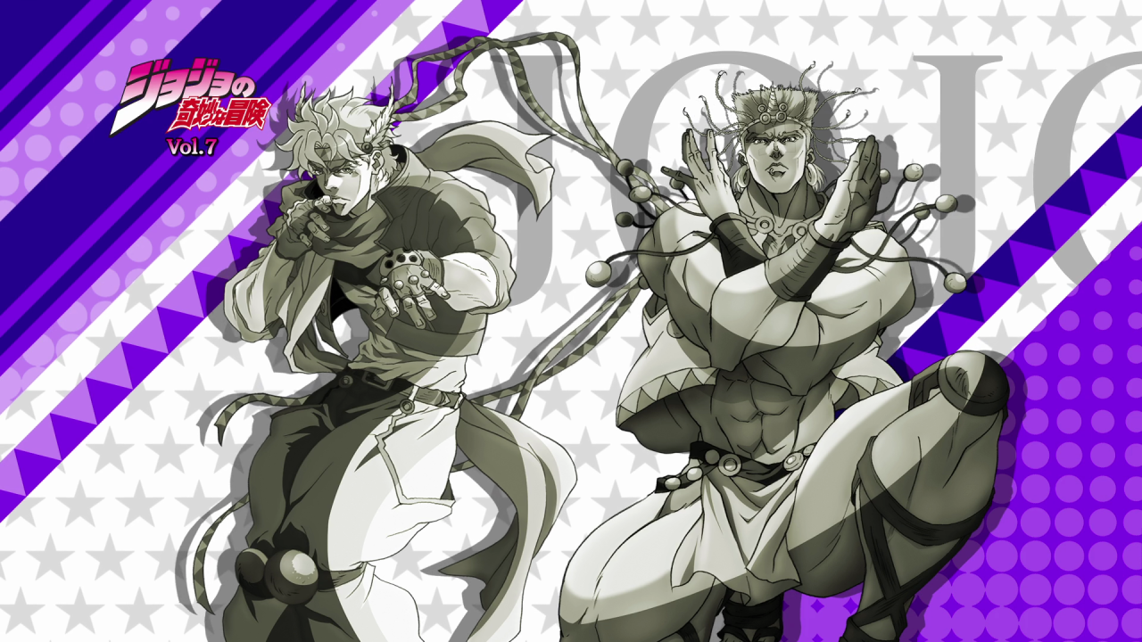 hairyboobz:  JoJo’s Bizarre Adventure - Blu-Ray Menus.