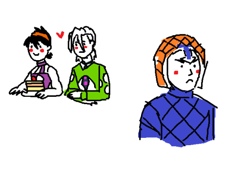 beebonbunny:vento aureo doodles :-)  these porn pictures