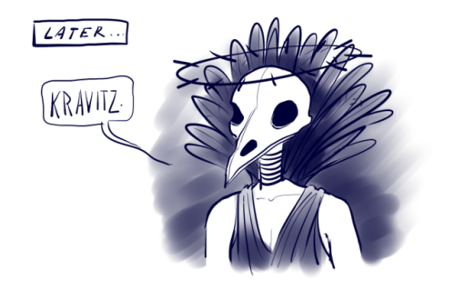 tazdelightful:Kravitz is concerned he’s not the favorite anymore because why doesn’t the Raven Queen