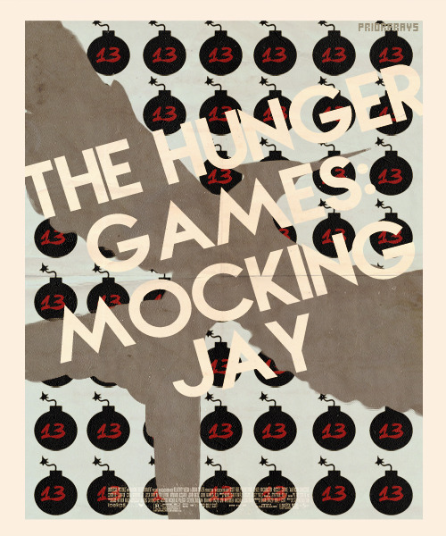 johnkrasinski:  The Hunger Games Trilogy Posters Redesigned (insp) 