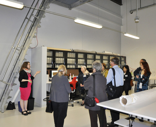 Visitors enjoyed a rare peek inside the museum’s Avenir Foundation Conservation and Collections Reso