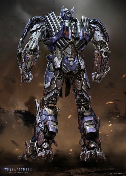 robotsandramblings:  conartden:  Josh Nizzi - Optimus Prime Concepts - Transformers: Age of Extinction  1) blue shield thingy is cooool2) optimus looks damn good in silver3) nice bum4) OPTIMUS LOOKS DAMN GOOD IN SILVER
