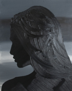 strain:  Black Wave, 2012oil on canvas,20 x 16 inches 