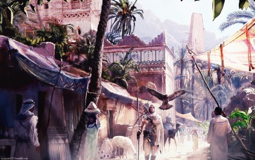 assassin1513:{Beautiful Concept Art from Assassin’s Creed Origins}{Edits made by me :)}