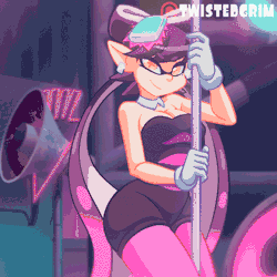 thetwistedgrim:Callie pole dance (:Alternate version (NSFW) can be found on Patreon!https://www.patreon.com/twistedgrimBackground and color script by MizuWolfAlso with music available on youtube :Dhttps://youtu.be/e1ZOcL8CVgk