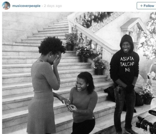 wlweddings:Ferguson activists Alexis & Brittany, seen on Black Lesbian Love Lab