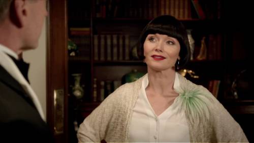 Miss Fisher’s sixth outfit of “Blood at the Wheel” (Season 2, Episode 7), fea