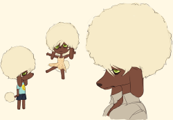 I did up a random poodle anthro design doodles