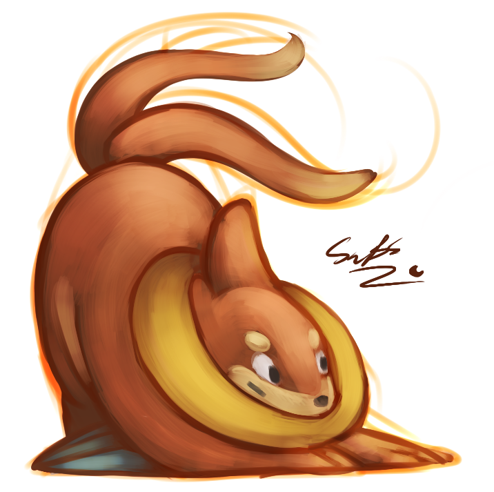 Some pokymanz, testing new brushes - artwork by Aeritus