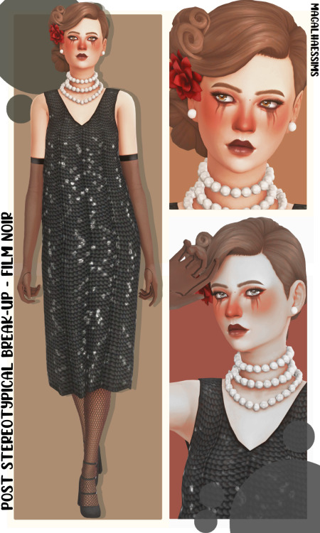 FILM NOIR - MAXIS MATCH LOOKBOOK Lookbook inspired by the challenge created by @bashfulcookies. You 