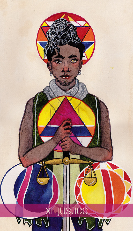 proteanmerhex:  noelarthurian:|| The Numinous Tarot: Major Arcana VI - XI ||The next