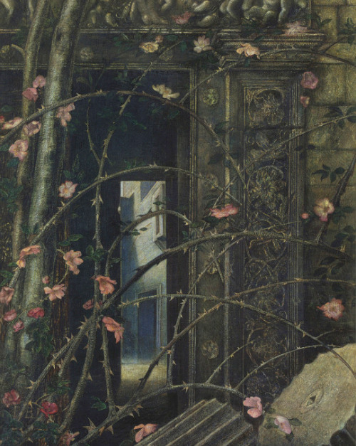 pavellaning:Edward Burne-Jones, ‘Love Among The Ruins’, (Detail)