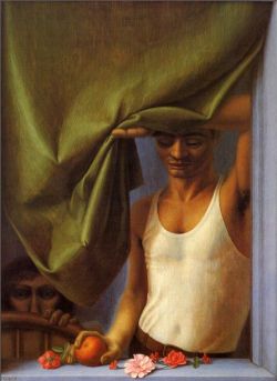 langoaurelian:     Window II by George Tooker, 1956  