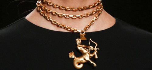 Porn Pics nastyvogue:    Zodiac necklaces at Valentino