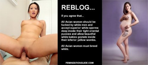 asian-aryan-sissy:  All Asian women should porn pictures
