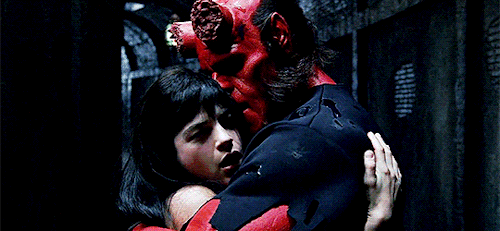 hellboysource:In the dark, I heard your voice. What did you say?I said, “Hey, you on the other side,