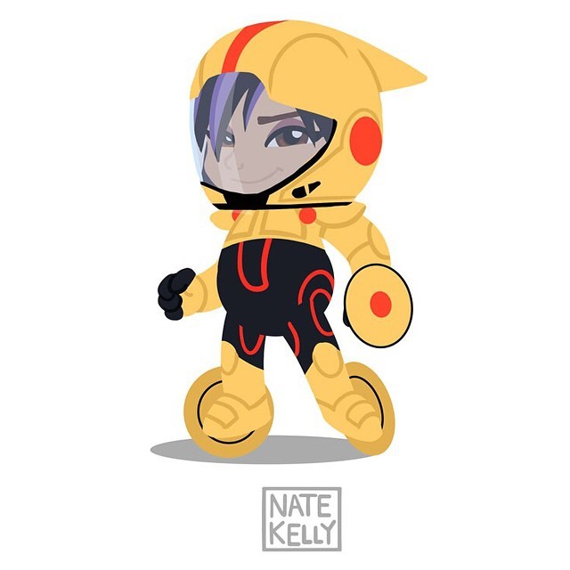 natekelly-art:  Wittle Gogo. #gogo #gogotomago #BH6 #bighero6 #disney #fanart #disneyfanart