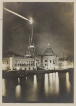 Centuriespast:  Myra Albert Wiggins (American, 1869-1956), Paris Exposition At Night,