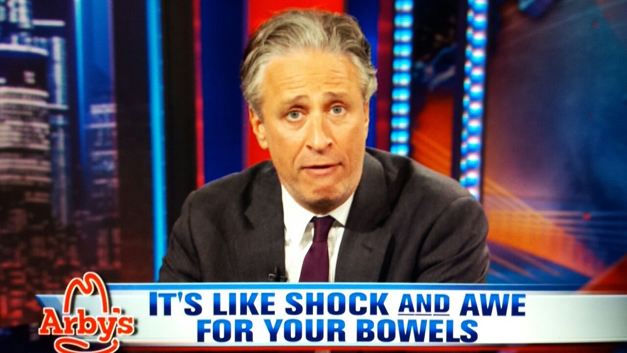 inothernews:  Guess who took Jon Stewart’s slams in stride and used those clips