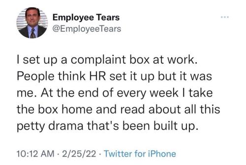 whitepeopletwitter:The tea from coworkers