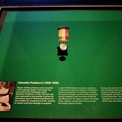 Happy International Women’s Day Emmeline Pankhurst’s Hunger Strike Medal @ Museum of Lon