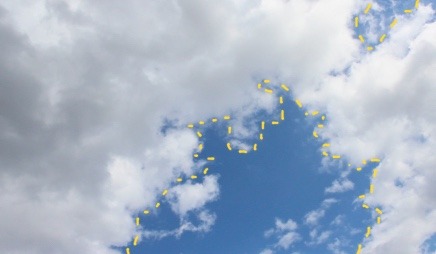 skyblushes:clouds are nice