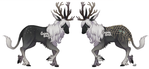 coyote-luck: Two recently sold premade bepotelkh designs and a custom!
