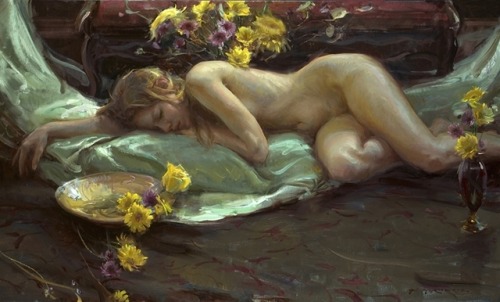loumargi:Daniel F. Gerhartz - Ladies and flowers