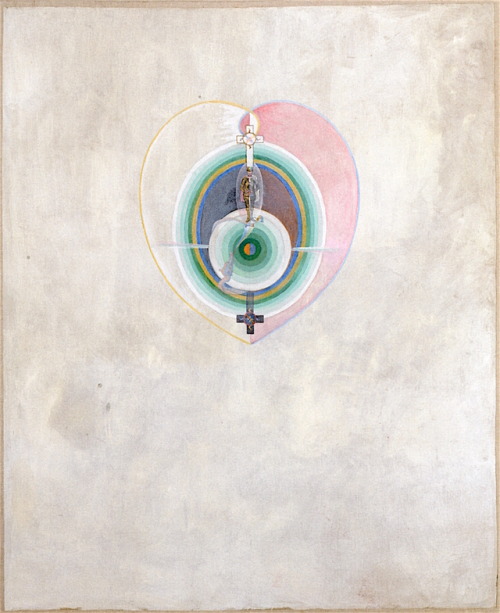 Hilma af Klint, The Dove, No. 11, Group IX/UW, No. 35, 1915, oïl on canvas, 155 x 129 cm