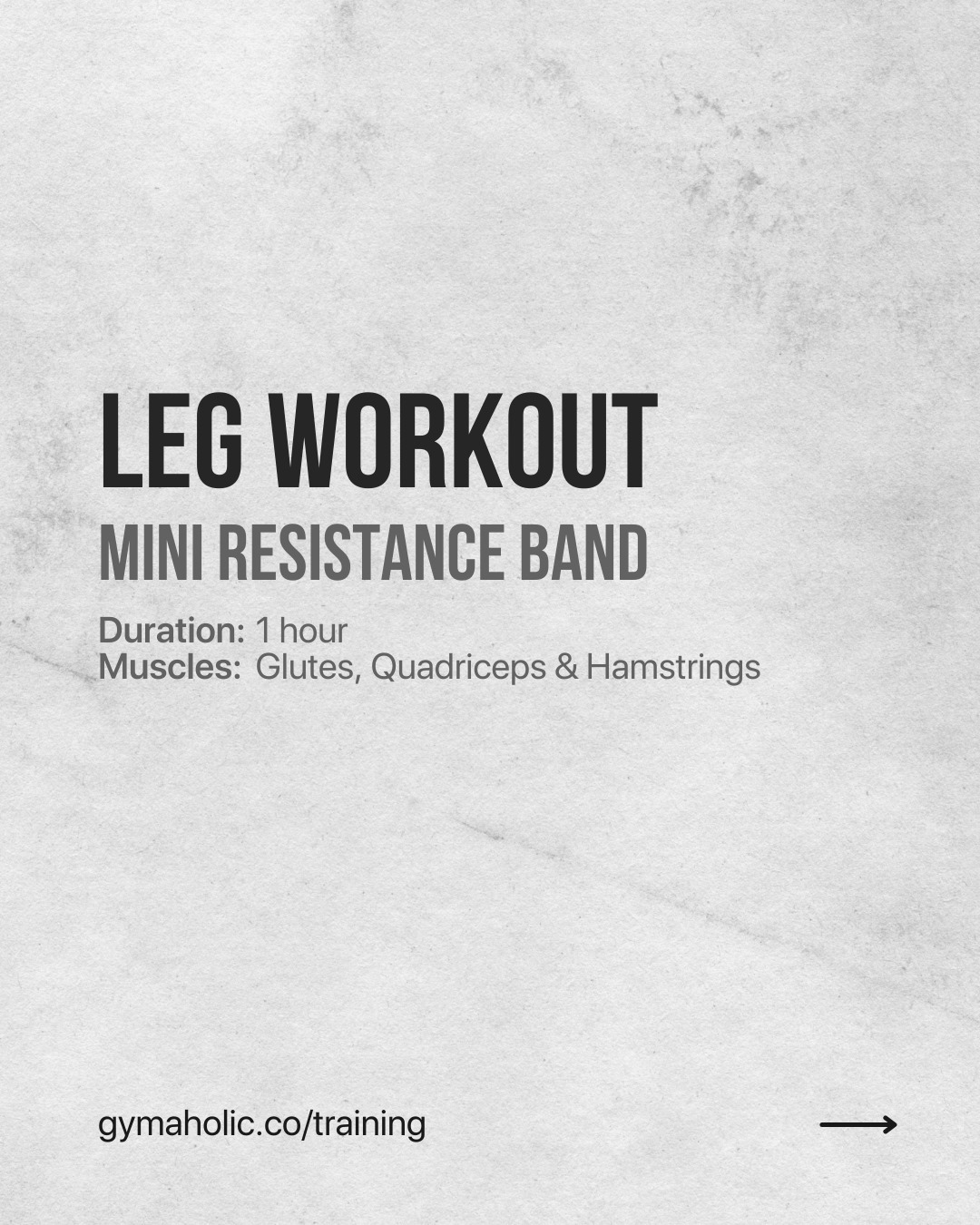 Leg Workout With Mini Resistance Band