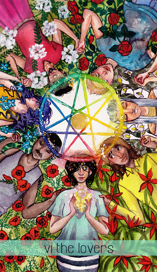 proteanmerhex:  noelarthurian:|| The Numinous Tarot: Major Arcana VI - XI ||The next