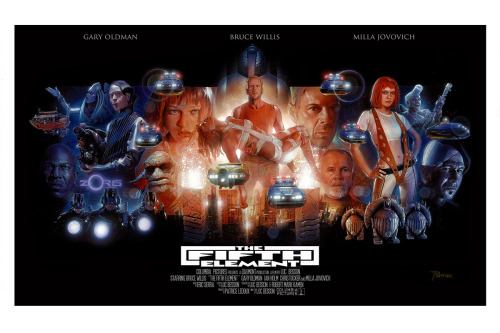 xombiedirge:The Fifth Element by Nick Runge / Website36” X 24” giclee print, regular edi