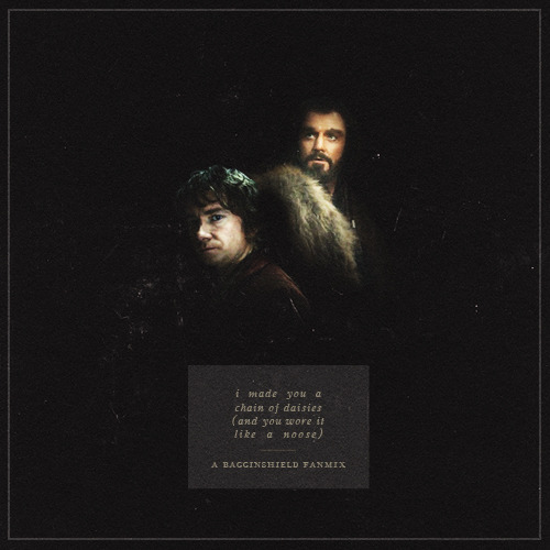 idrials:  i made you a chain of daisies(and you wore it like a noose) fanmix by idrials; graphic by osgiliaths; dedicated to samwisers; [download] ❢ [listen on 8tracks] i love you, woodkidwhatever i feel for you, you only seem to care about youis