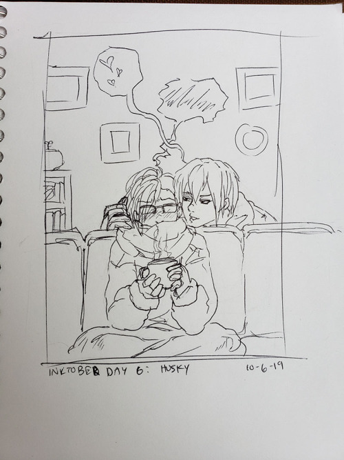 Inktober 2019 Days 1-7Yes, every prompt is filled with Eiroku.  Because there’s not enough of this s