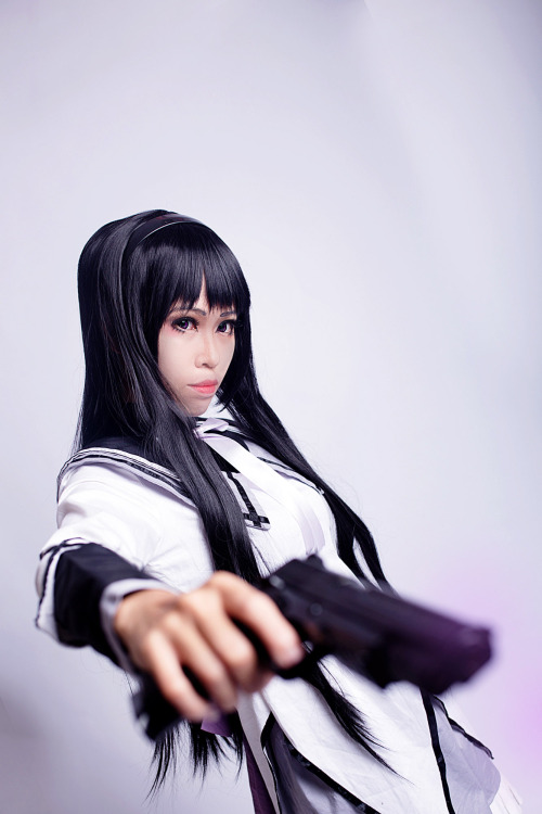  Puella Magi Madoka Magica - Homura Akemi CN coser popy 【FaceBook】 https://www.facebook.com/lolitap.