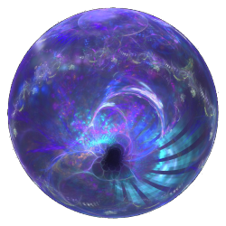transparentgems:  Chalcedony crystal ball~ 