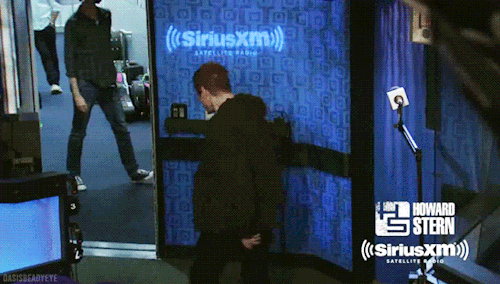 Liam Has Been At The Howard Stern Show And Suddenly He Needed To Pee/or (and) Do Something Else. 😃