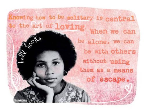 Rest in power #bellhooks .  [First slide #art by @d.s.press , second image is #art by @aibecerra_art